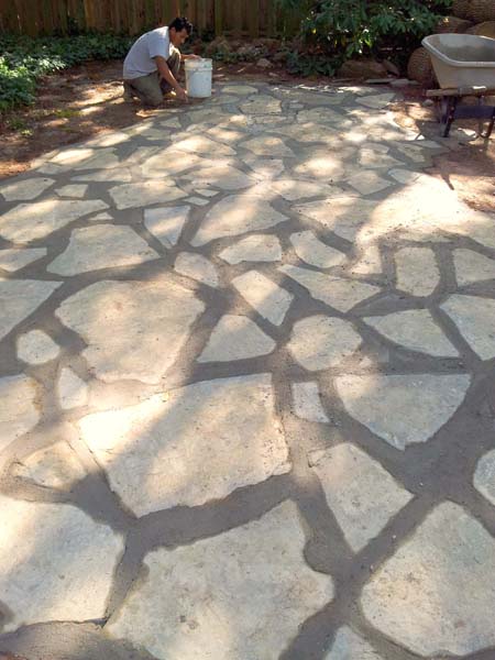 Stone walkway
