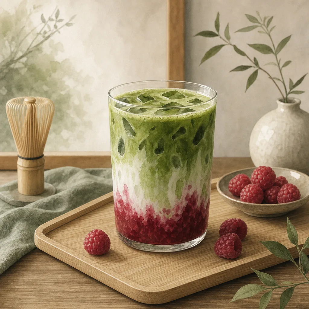 Iced Raspberry Matcha